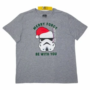 Star Wars Mad Engine Gray Round Neck Shirt T-shirt For Men, Grey, XL - Picture 1 of 6