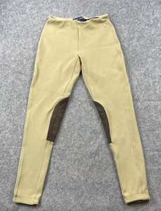 VTG Ralph Lauren Jodhpurs Equestrian Riding Breeches Pants Ribbed Patch Sm. USA - Picture 1 of 9