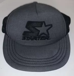 Gorra atlética marca de inicio sombrero gris y negro - Imagen 1 de 4