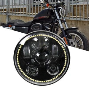 5.75" 5-3/4" LED Headlight For Harley Davidson Sportster 84 XL 1200 883 Iron 883 - Picture 1 of 12