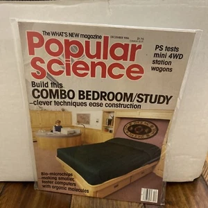 Popular Science Magazine December 1986 Combo Bedroom/Study Mini 4wd Wagons U 36 - Picture 1 of 4