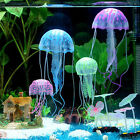 4PCS Glowing Effect Artificial Jellyfish Aquarium Decoration Fish Tank Ornament