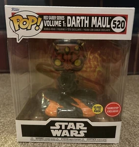 Funko POP! Star Wars Volume 1: Red Sabers Series DARTH MAUL #520 GameStop Excl - Picture 1 of 6