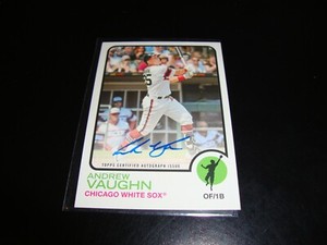 Andrew Vaughn Chicago White Sox Certified Autograph Auto 2022 Topps Heritage cd