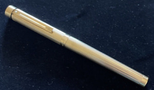 Vintage Scheaffer White Dot Gold Electroplate Ballpoint Pen
