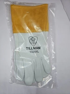 Tillman 1328XL Top Grain Goatskin TIG Welding Gloves with 4" Cuff - Picture 1 of 2