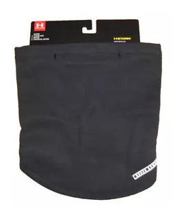 BNWT ~Under Armour BLACK Unisex UA Storm Fleece Water Repellent Neck Gaiter~OSFM - Picture 1 of 4