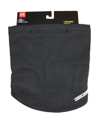 BNWT ~Under Armour BLACK Unisex UA Storm Fleece Water Repellent Neck Gaiter~OSFM - Image 1 of 4