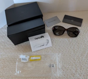 Gafas de sol Christian Dior Chromatic F 6LY-56 Havana rojo mate Optyl - Imagen 1 de 15