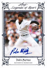 2012 Pedro Martinez /5 LEAF Legends Of Sport Authentic Signature 