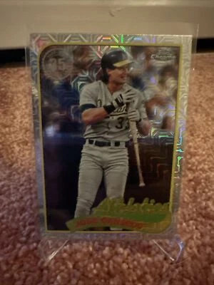2024 Topps Series 2 Jose Canseco Mojo Chrome Refractor #2T89C-46 Athletics - Image 1 of 2