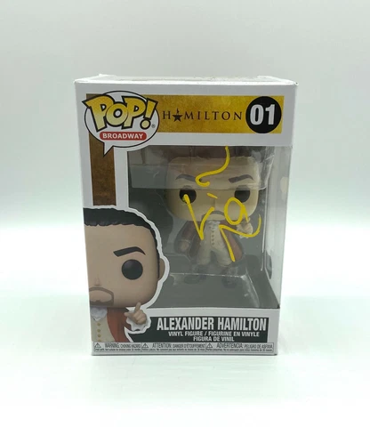 LIN-MANUEL MIRANDA ALEXANDER HAMILTON SIGNED AUTOGRAPH FUNKO POP BECKETT BAS Cover