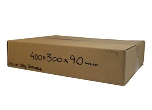 50x RSC Boxes 400x300x90mm Brown Cartons | Strong Corrugated Shipping Box - Picture 1 of 1