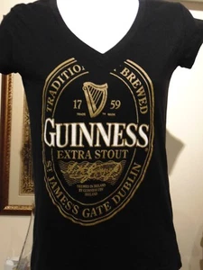 Guinness Women's T-Shirt XS - Foto 1 di 4