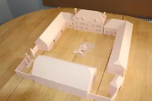Gemioncourt Farm House 4 Buildings+ 1815 Napoleonic 1/72 Battle of Quatre Bras - Picture 1 of 10