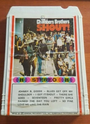 The Chamber Brothers  SHOUT - 8 Track  Vault Records Detroit Psychedelic Soul - Image 1 of 4