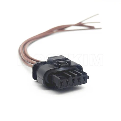 5-Pin MAF Mass Air Flow Sensor Connector Pigtail For BMW 745i 745Li 2004-2005 - Imagem 1 de 4
