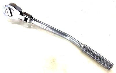 S-K HERRAMIENTAS 3/8” ACCIONAMIENTO MANGO DOBLADO CABEZA FLEXIBLE TRINQUETE, 11” LARGO, 3770, EE. UU. Foto 1 de 4