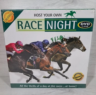 Host Your Own Race Night DVD Horse Racing Family Fun Horses Games Cheatwell - Image 1 of 4