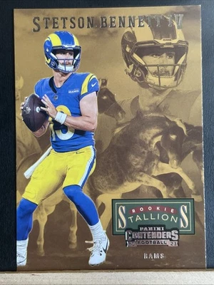 2023 Panini Contenders - Rookie Stallions Stetson Bennett #4 (RC) - Image 1 of 2