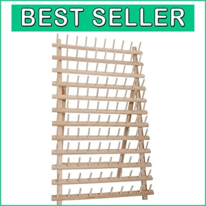 Sturdy Hardwood 120 Spool Thread Holder - Perfect for Embroidery and Quilting - Picture 1 of 9