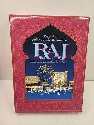 Juego de mesa de cartas Raj From The Palaces Of The Maharajahs nunca jugado de colección 1995  Foto 1 de 4