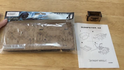 Custom Miniature Batman Terrain  Dumpster, Knight Models - Image 1 of 4