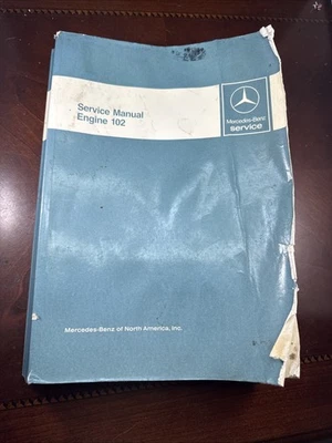Motor concesionario Mercedes-Benz 102 de fábrica manual de servicio 1984-85 W201 190E 2,3 L Foto 1 de 4
