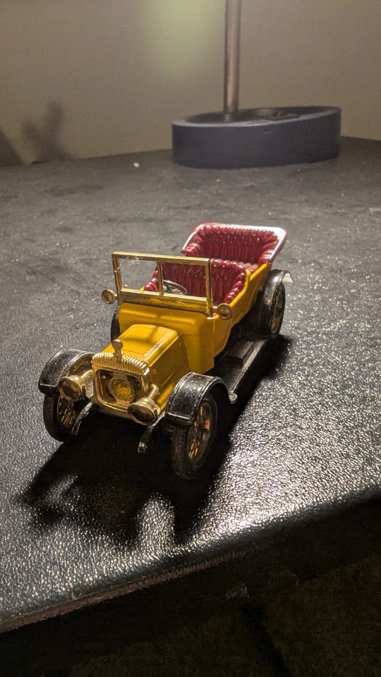 Caja de cerillas vintage Lesney Nº Y-13 1911 Daimler MODELOS DE ANTAÑO Inglaterra 875 Foto 1 de 2