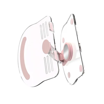 Soporte acrílico para tableta soporte plegable de escritorio base giratoria 360° soporte transparente rr Foto 1 de 4