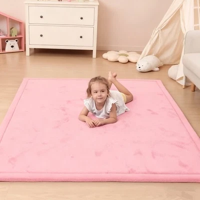 Толстый детский игровой коврик 1,2 дюйма для детей, коврик-манеж 50x50 для живота. Коврик для ползания - Изображение 1 из 4