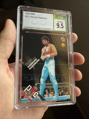 BBM Pro Wrestling Shinsuke Nakamura CSG 2004 9,5 Foto 1 de 3
