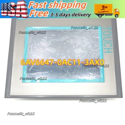 New Siemens 6AV6647-0AC11-3AX0 SIMATIC HMI KTP600 6" Panel 6AV6 647-0AC11-3AX0 - Image 1 of 4