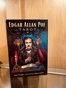 Edgar Allen Poe Tarot Deck Vintage Horror by Sarah C. Fu, Complete Set with Book - Picture 1 of 10