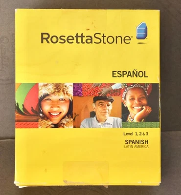 "Rosetta Stone" Espanol Level 1 2 3 Audio Comp User Guide Keyboard Software - Image 1 of 4
