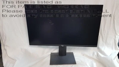 CRACKED SCREEN!! Dell p2719hc 27" Full HD IPS LCD Monitor - Black - Image 1 of 4