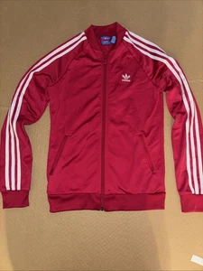 Adidas 3 Stripe Track Pink Jacket- Women’s Size M - Picture 1 of 5
