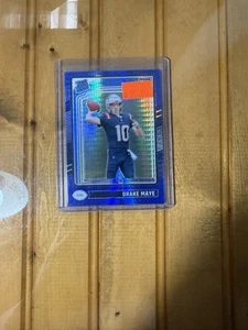 2024 Panini Donruss Optic Rated Rookie Blue Hyper #229 Drake Maye - Picture 1 of 2