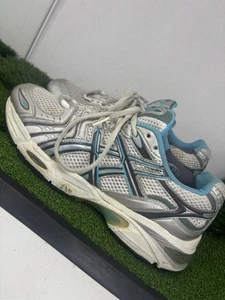 ASICS AHAR+ GEL-STRATUS SZ 9.5 TN7A5 SILVER Blue GRAY RUNNING SNEAKERS - Picture 1 of 8
