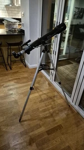 Celestron PS70/700 Powerseeker 70AZ Black Refractor Telescope with Tripod Stand - Picture 1 of 11