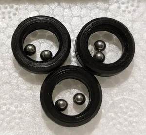 3X Dual 1219/1229 Turntable Multi Play Sleeve/Washer+Balls+ Free Steuerpimples - Picture 1 of 2