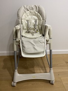 steelcraft messina dlx high chair silver