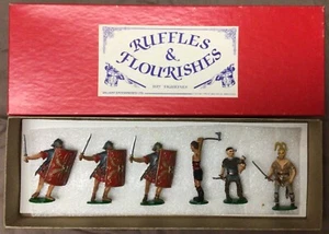 Römische Legion Asst. Rüschen & Blumen Spielzeugsoldaten von Valiant 6 Teile #122 - Bild 1 von 1