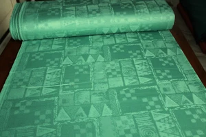 5 m grüner Vorhangstoff blickdicht Gardinen Dekostoff Stoff grün - Bild 1 von 4