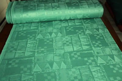 5 m grüner Vorhangstoff blickdicht Gardinen Dekostoff Stoff grün - Bild 1 von 4