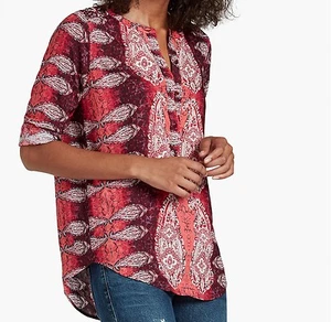 Lucky Brand Paisley Popover Tunika neu mit Etikett $ 59,50 - Bild 1 von 3