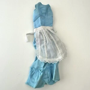 Vtg 1974 Original Mattel Barbie MOD Outfit Best Buy 7749 Blue Dress White Apron - Picture 1 of 6