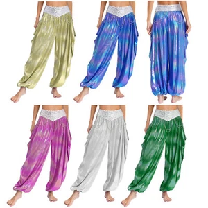 Women Trousers Yoga Pants Baggy Costume Carnival Bloomers Cosplay Sweatpants - Picture 1 of 77