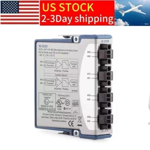 NATIONAL INSTRUMENTS NI 9239 4CH ±10V 24BIT ANALOG INPUT Module 779593-01 NEW! - Picture 1 of 6