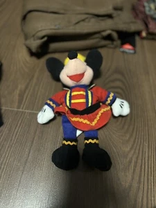 Disney Mickey Mouse Nutcracker Bean Bag Plush Collectable Retired Kids Toys - Picture 1 of 3